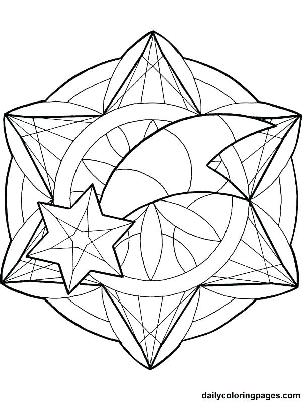 600x800 Christmas Star Coloring Page With Star Coloring Star Coloring