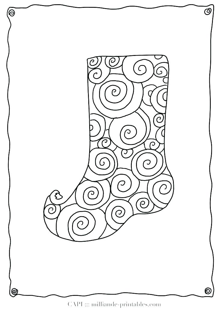 Stocking Coloring Sheets Stocking Coloring Page Classy Stocking 736x1041 Stocking Coloring Sheets Stocking Coloring Page Classy Stocking