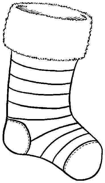 Stocking Coloring Template 12 Christmas Stocking Coloring Page 369x641 Stocking Coloring Template 12 Christmas Stocking Coloring Page