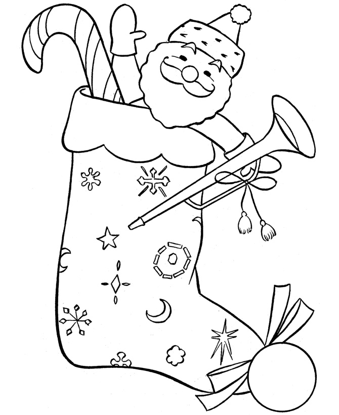 Christmas Coloring Page For Kids 670x820 Christmas Coloring Page For Kids