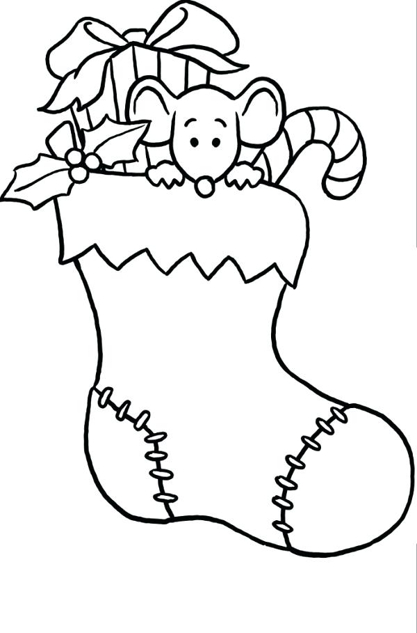 Christmas Stocking Coloring Pages Pattern at GetColorings.com | Free ...