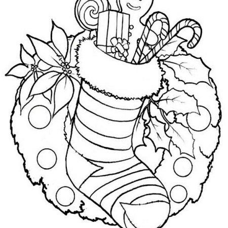 Christmas Stuff Coloring Pages
