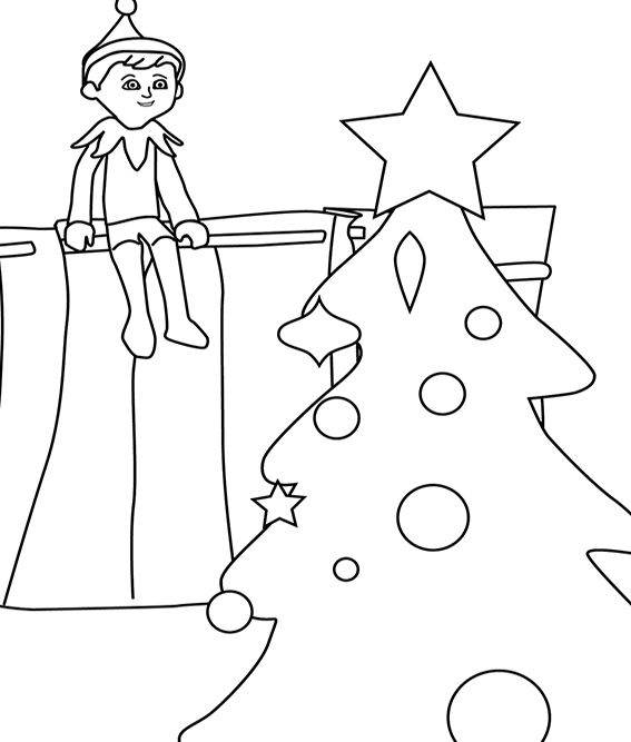567x667 Coloring Pages Of Christmas Stuff Halloween Amp Holidays Wizard
