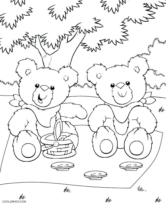 Christmas Teddy Bear Coloring Pages at GetColorings.com | Free ...