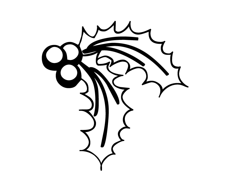 Foliage Themed Christmas Coloring Pages 800x600 Foliage Themed Christmas Coloring Pages