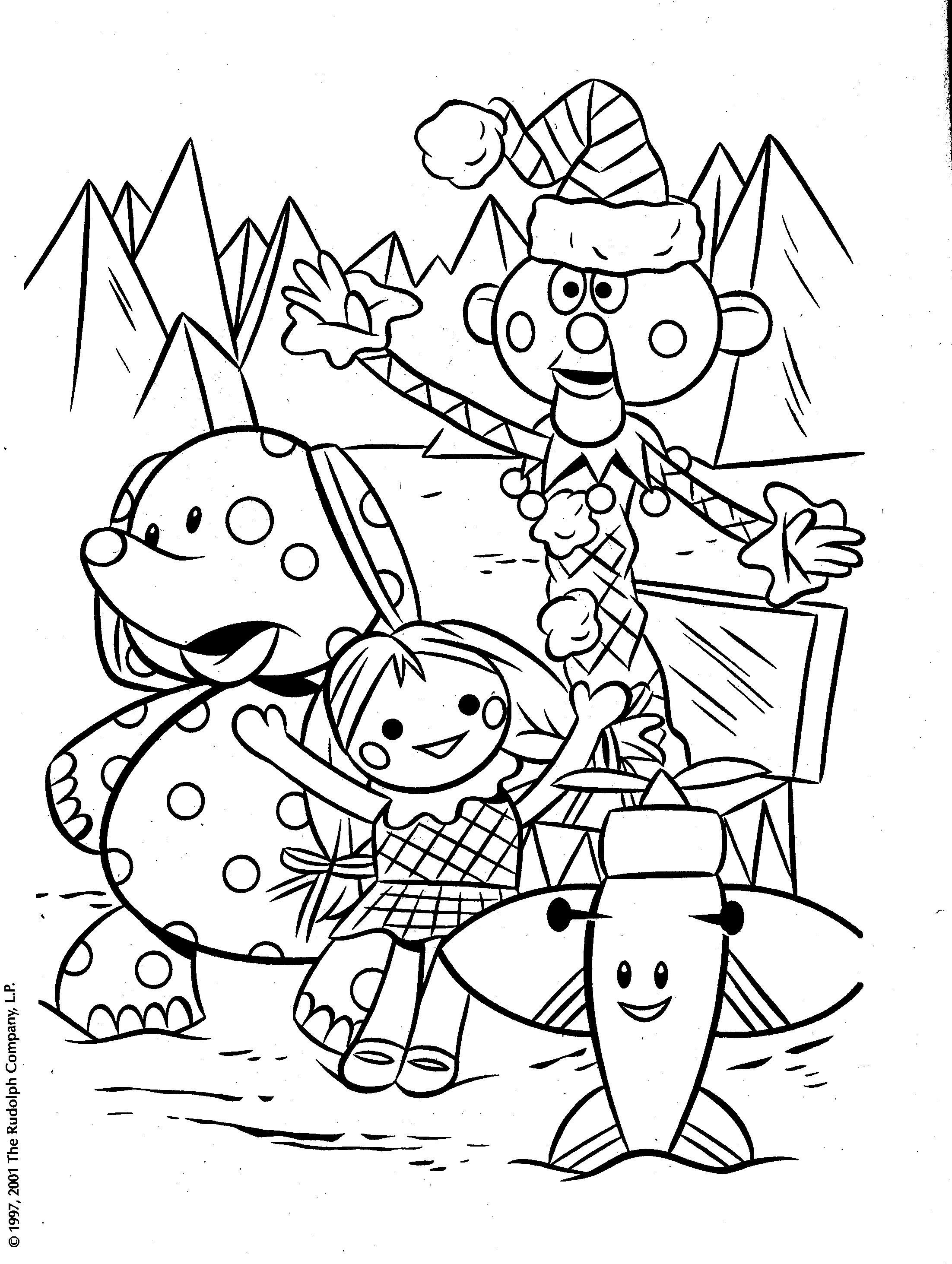 2204x2927 Rudolph Misfit Toys Coloring Pages Grammy Picks