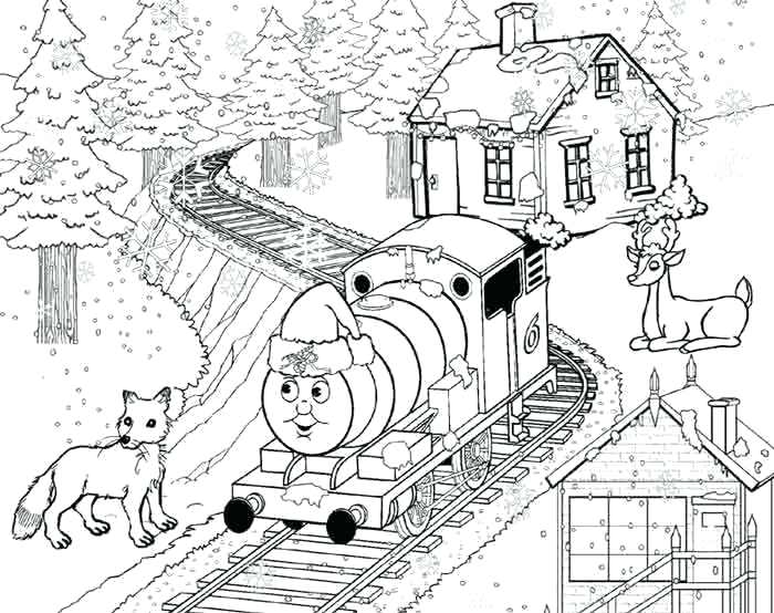 Christmas Train Coloring Pages Train Coloring Sheets Thomas 700x554 Christmas Train Coloring Pages Train Coloring Sheets Thomas