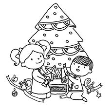230x230 Top 35 Free Printable Christmas Tree Coloring Pages Online