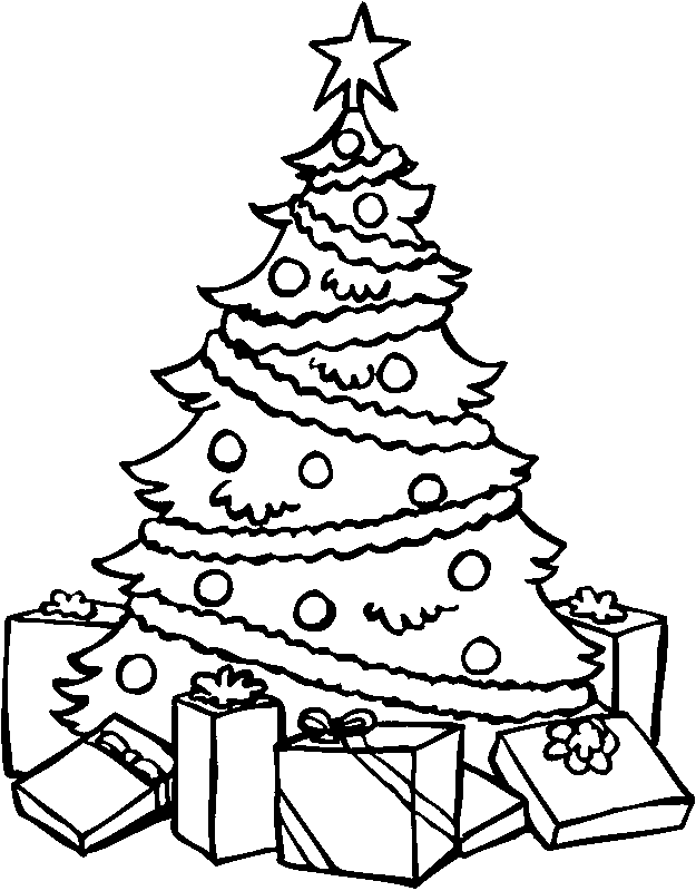 625x800 Christmas Tree Coloring Page Crafts Christmas Tree