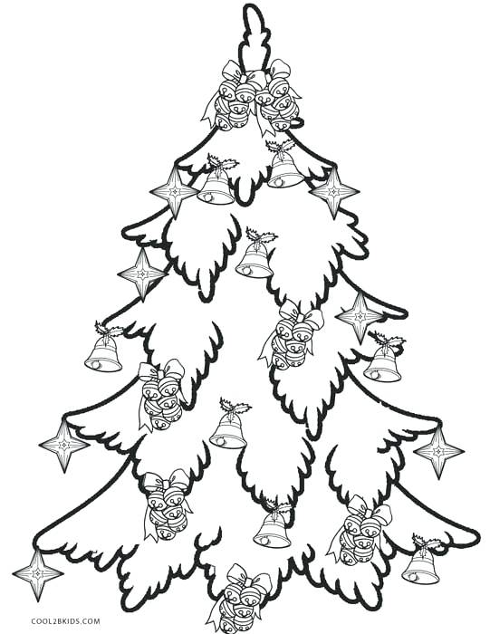Printable Christmas Tree Coloring Pages Or Free Printable Tree 541x700 Printable Christmas Tree Coloring Pages Or Free Printable Tree