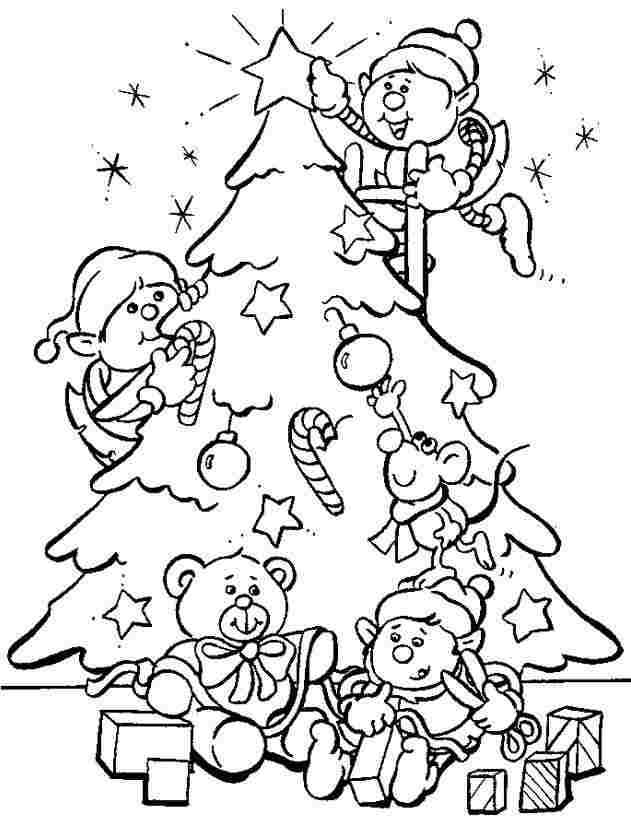Christmas Tree Coloring Pages For Kids Printable Wallpapers9 631x822 Christmas Tree Coloring Pages For Kids Printable Wallpapers9