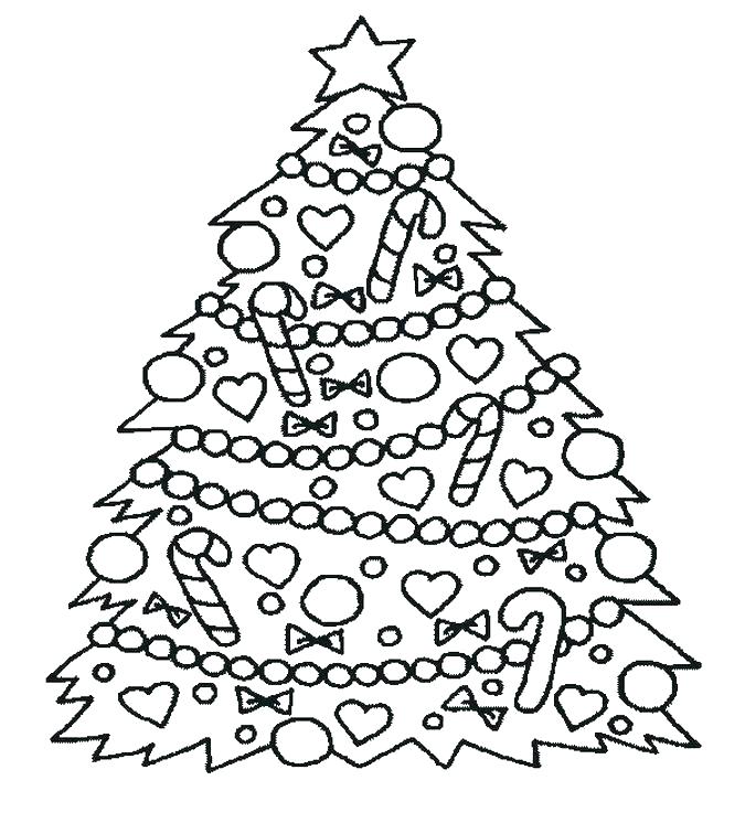 675x756 Christmas Tree Coloring Pages Online Shippa.co