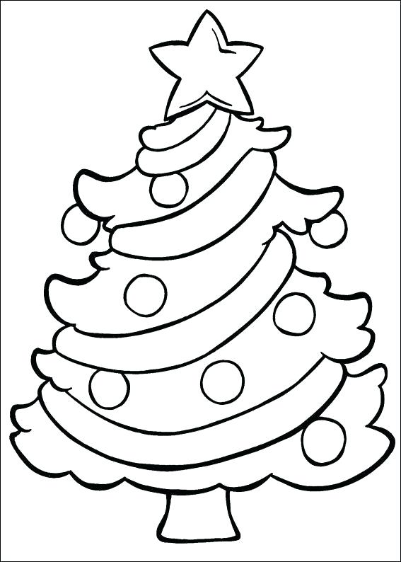 567x794 Christmas Tree Coloring Pages For Kids Printable D Arvors Tr Pag