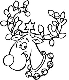 Christmas Lights Coloring Page Christmas Tree Children'S 236x272 Christmas Lights Coloring Page Christmas Tree Children'S