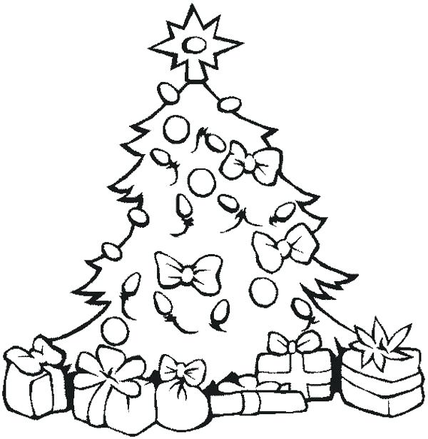 Tree Ornament Coloring Pages 600x615 Tree Ornament Coloring Pages