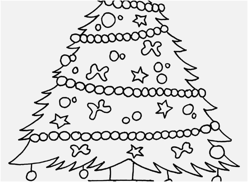 Christmas Tree Coloring Page Images Christmas Trees Ornament 827x609 Christmas Tree Coloring Page Images Christmas Trees Ornament