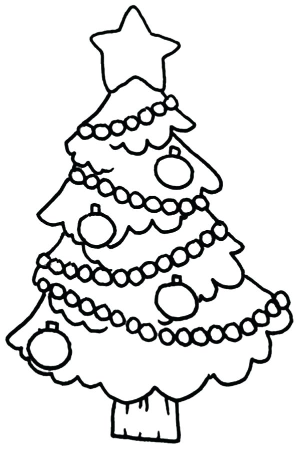 Christmas Tree Coloring Pages Trees Decorated Tree Coloring Pages 600x899 Christmas Tree Coloring Pages Trees Decorated Tree Coloring Pages