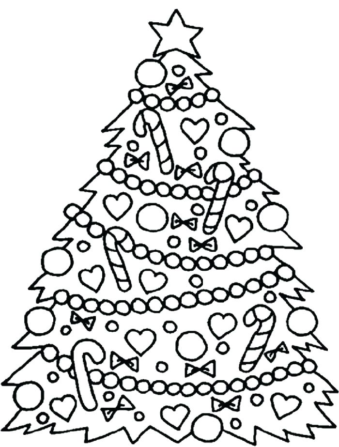 700x923 Plain Christmas Tree Coloring Page Tree Color Template Tree Color