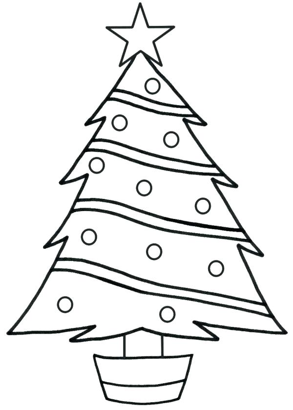 Christmas Tree Coloring Pages Printable New Coloring Page Tree 600x839 Christmas Tree Coloring Pages Printable New Coloring Page Tree