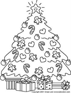Coloring Pages Of Christmas Trees 236x308 Coloring Pages Of Christmas Trees