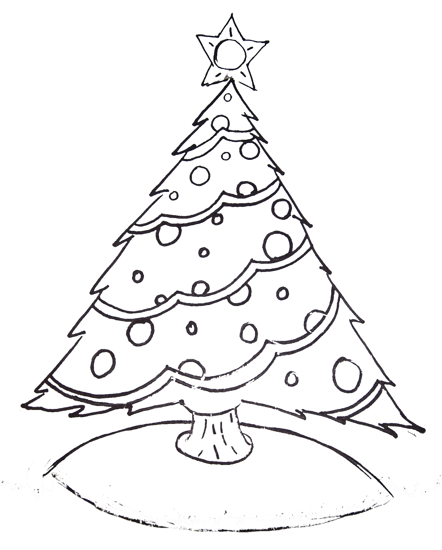 Free Printable Christmas Tree And Santa Coloring Pages 1520x1889 Free Printable Christmas Tree And Santa Coloring Pages