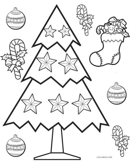 Printable Christmas Tree Coloring Pages For Kids Cool2bkids 452x565 Printable Christmas Tree Coloring Pages For Kids Cool2bkids
