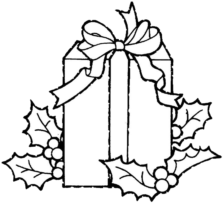720x656 Christmas Presents Coloring Pages