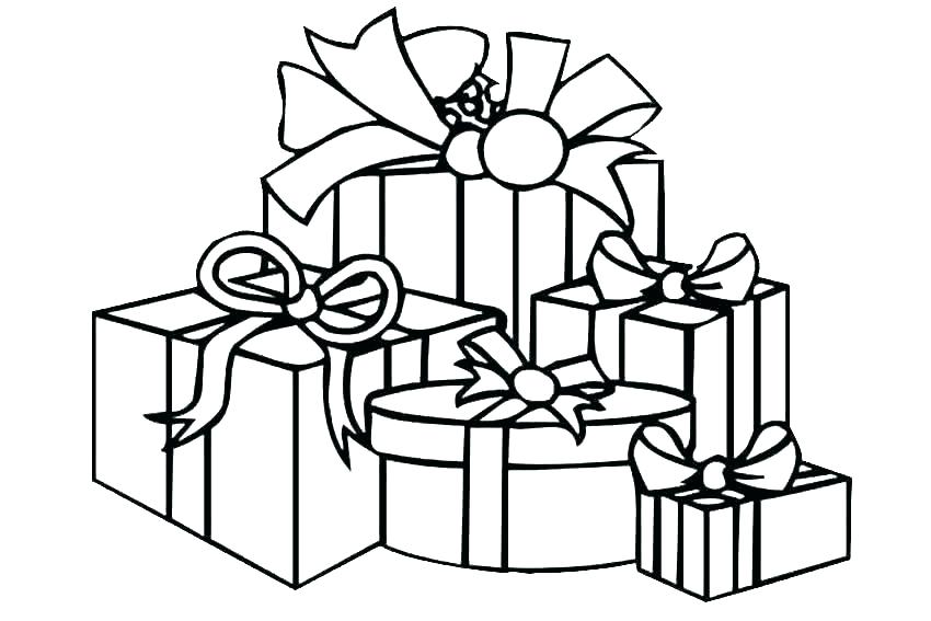 850x567 Free Coloring Pages Christmas Tree Coloring Pages Of Presents