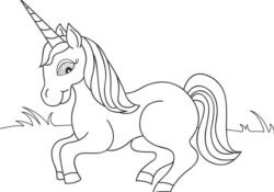 250x175 Christmas Unicorn Coloring Pages World Knowledge
