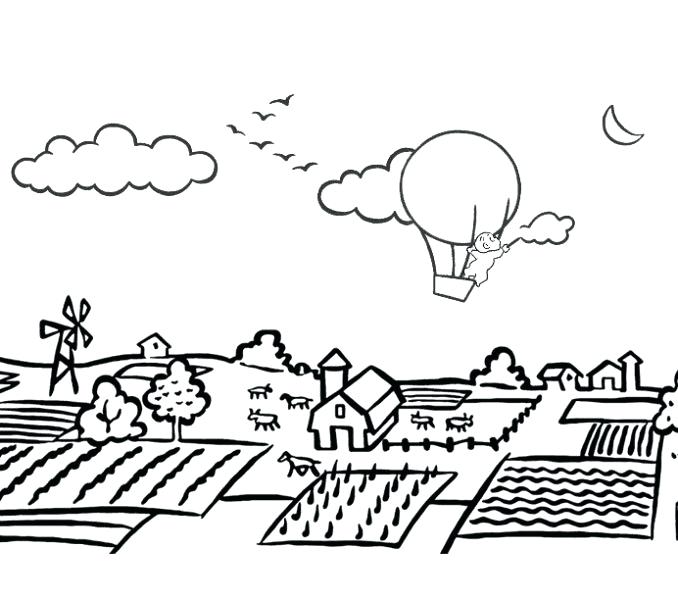 678x600 Village Coloring Page Village Colouring Pages Village Coloring