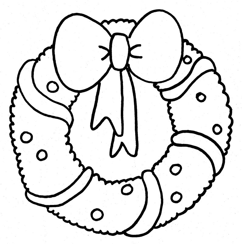 795x800 Coloring Pictures Of Christmas Wreaths 19 Christmas Wreaths