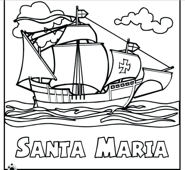 642x588 Christopher Columbus Coloring Sheets On Christopher Columbus