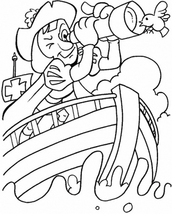 570x711 Christopher Columbus Day Coloring Page