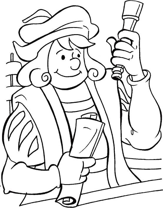 554x706 Proven Christopher Columbus Coloring Pages Christopher Columbus