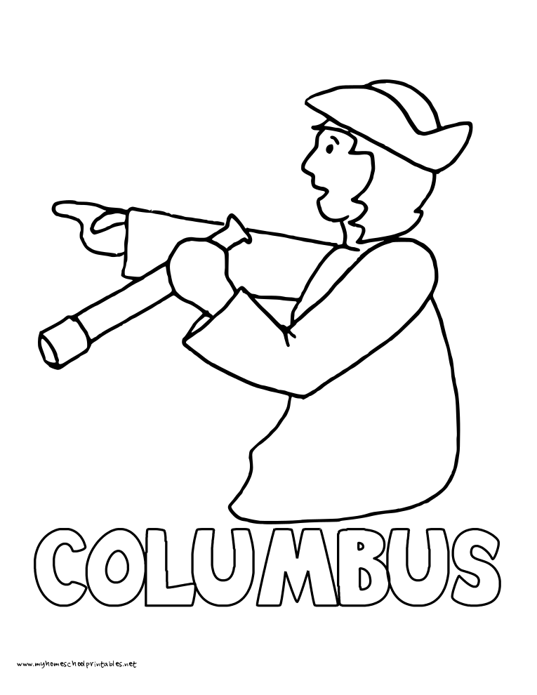 765x990 History Coloring Pages Volume 3 Christopher Columbus And School