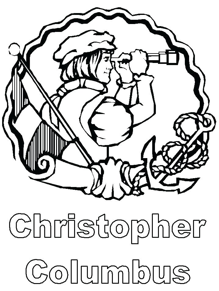 718x957 Christopher Columbus Ships Coloring Pages Christopher Columbus 3