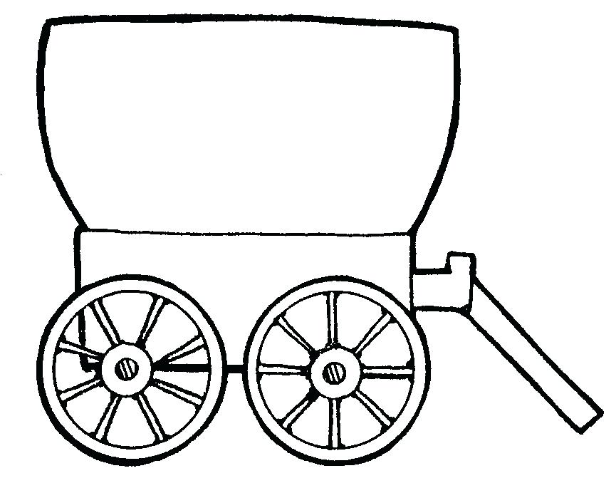 865x685 Covered Wagon Coloring Page Western Wagon Coloring Pages Covered