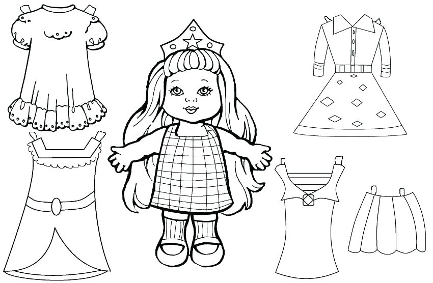 850x556 Doll Coloring Page Baby Doll Coloring Pages Baby Doll Coloring