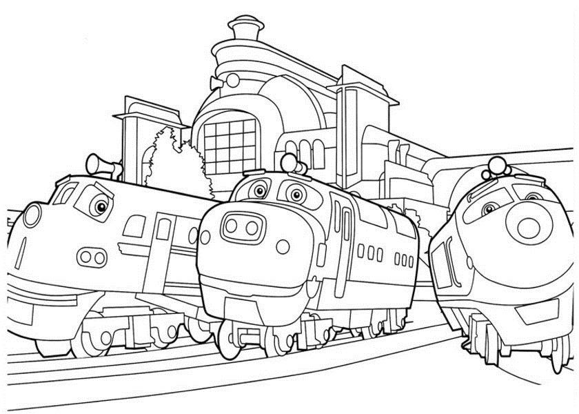 840x600 Free Printable Chuggington Coloring Pages For Kids Birthdays