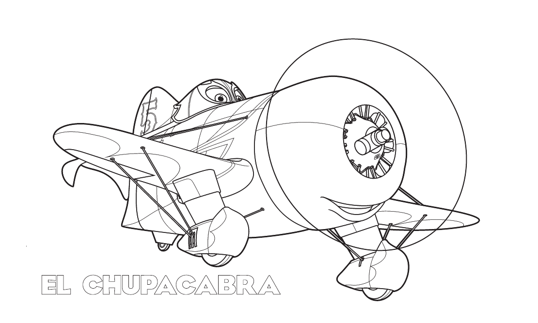 1110x667 Disney Planes El Chupacabra Coloring Pages For Preschool