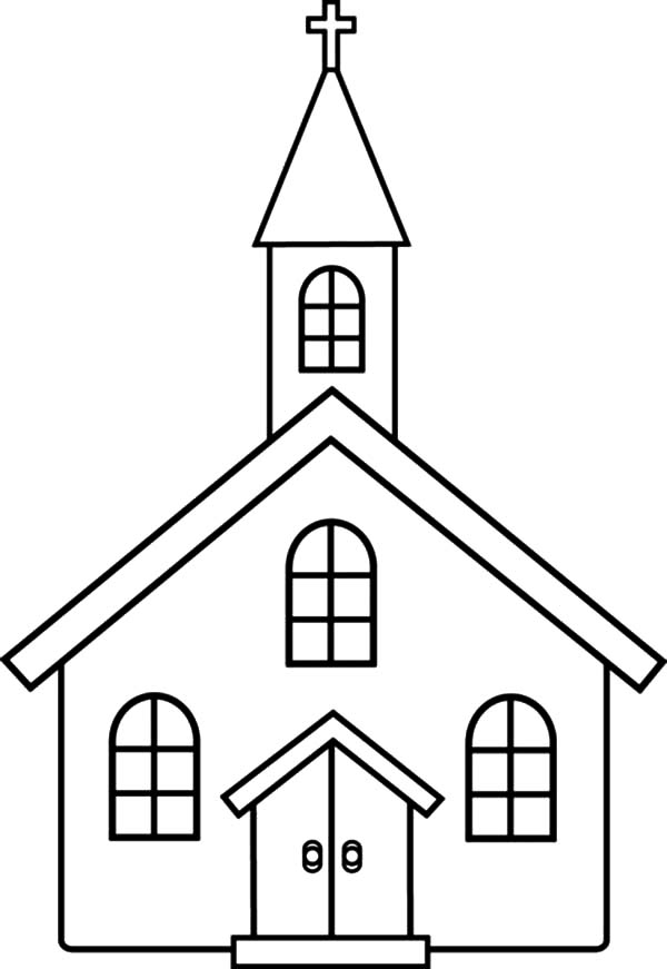 Church Coloring Pages Educational Coloring Pages 600x871 Church Coloring Pages Educational Coloring Pages