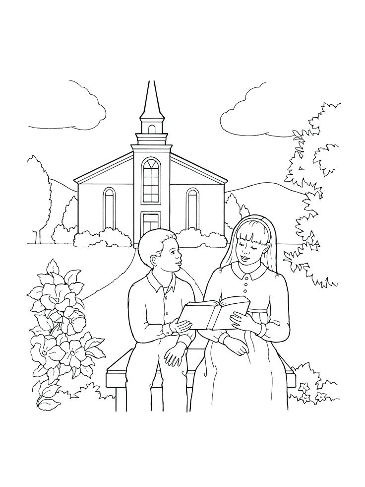 Church Coloring Pages Coloring Pages Church Buildings Easter 736x981 Church Coloring Pages Coloring Pages Church Buildings Easter