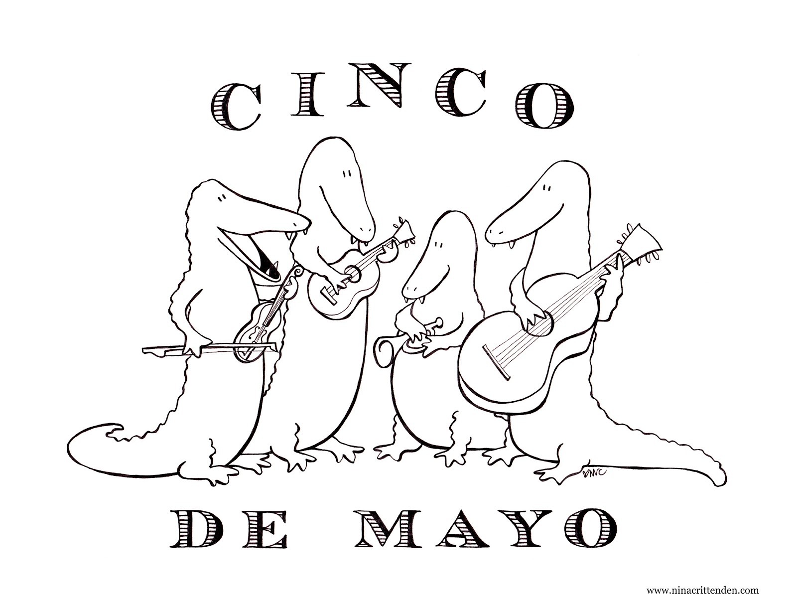 1600x1236 Cinco De Mayo Color Pages Free