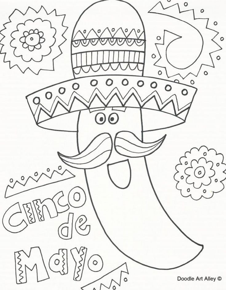 167 Free, Printable Cinco De Mayo Coloring Pages For Kids Cinco 735x945 167 Free, Printable Cinco De Mayo Coloring Pages For Kids Cinco
