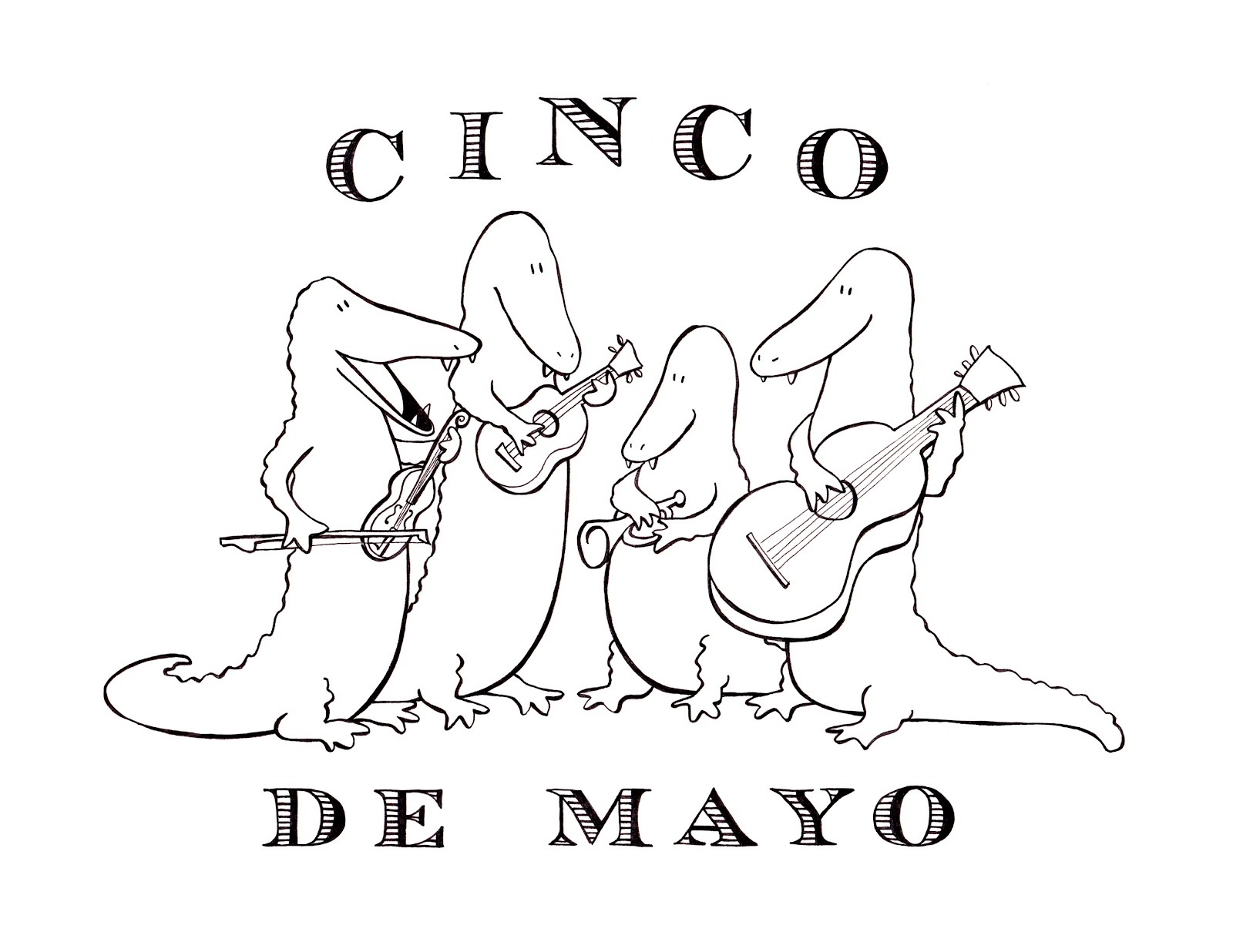 Cinco De Mayo Coloring Pages To Print Free Printable 1600x1236 Cinco De Mayo Coloring Pages To Print Free Printable