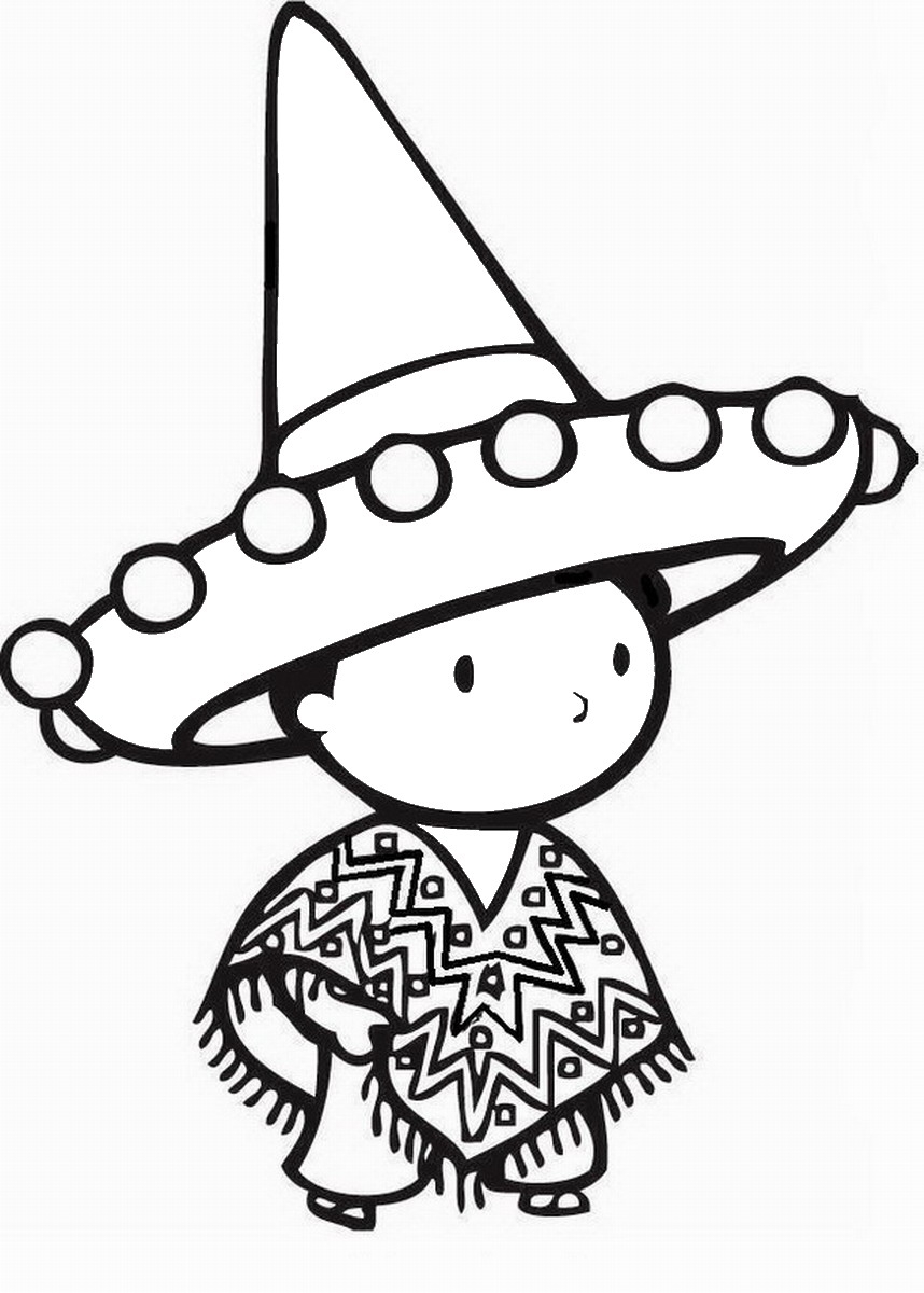 Cinco Mayo Coloring Pages That Are Free To Print Printable De Kids 858x1200 Cinco Mayo Coloring Pages That Are Free To Print Printable De Kids