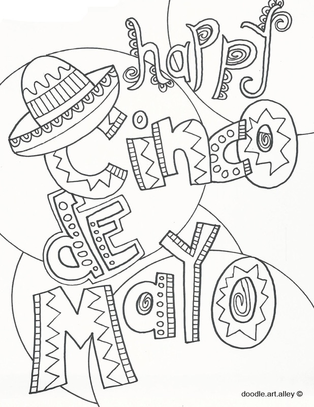 Cinco De Mayo Coloring Pages 618x800 Cinco De Mayo Coloring Pages