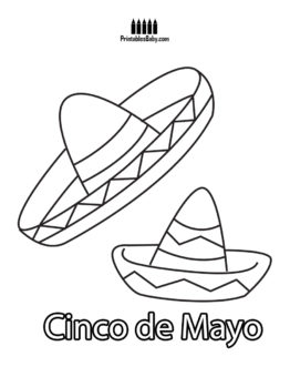 Cinco De Mayo Coloring Pages Archives 262x340 Cinco De Mayo Coloring Pages Archives