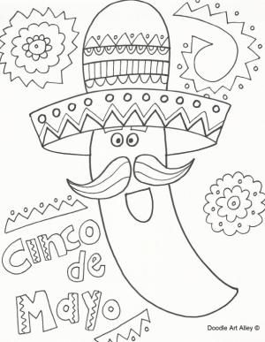Cinco De Mayo Coloring Pages To Print