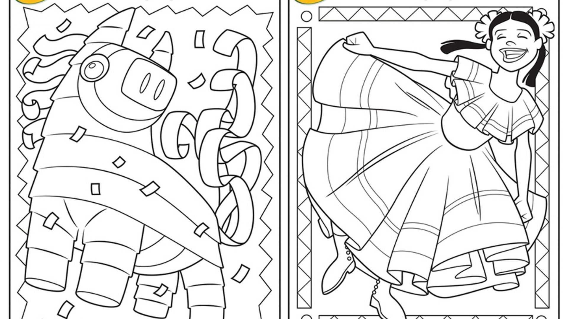 1920x1080 Free Printable Cinco De Mayo Coloring Pa Cinco De Mayo Music Free